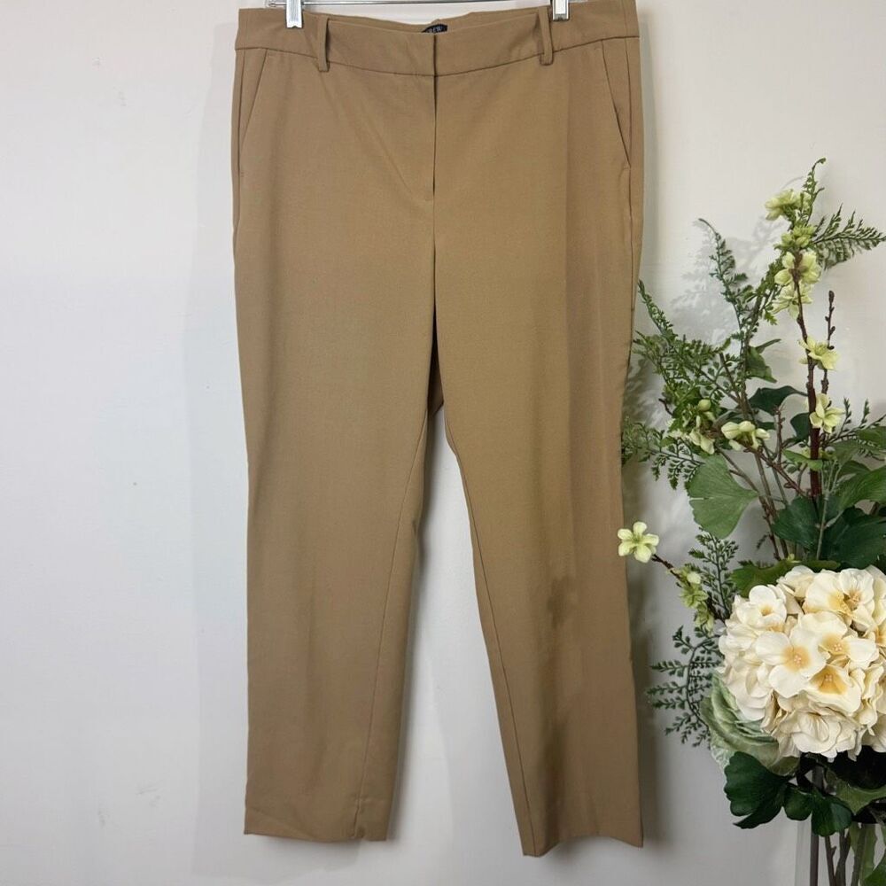 J.Crew Factory Ruby Crop Pant in Camel Tan | Size 14